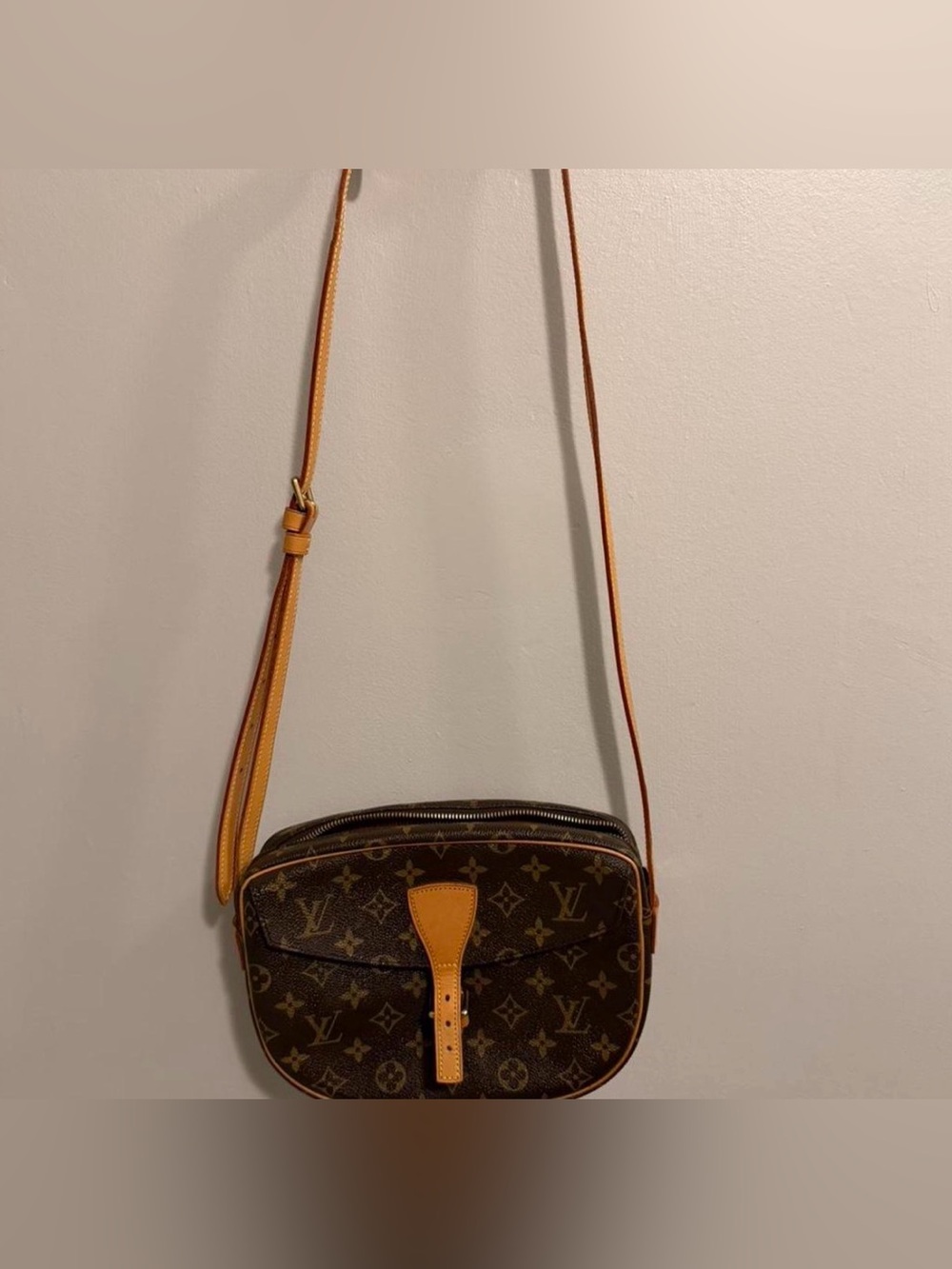 Monogram Canvas Crossbody Bag in Brown and Tan 🤎🧡